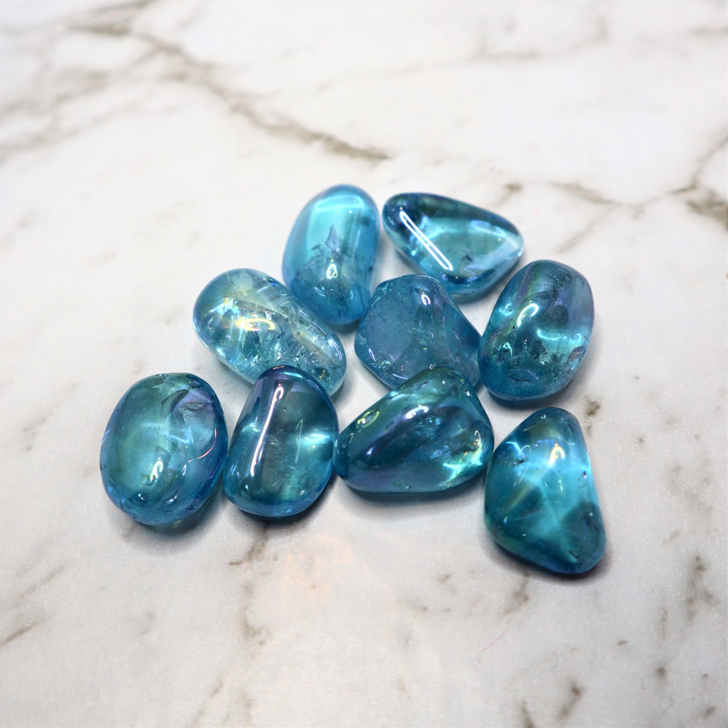 Aqua Aura (MINI) Tumble Stone