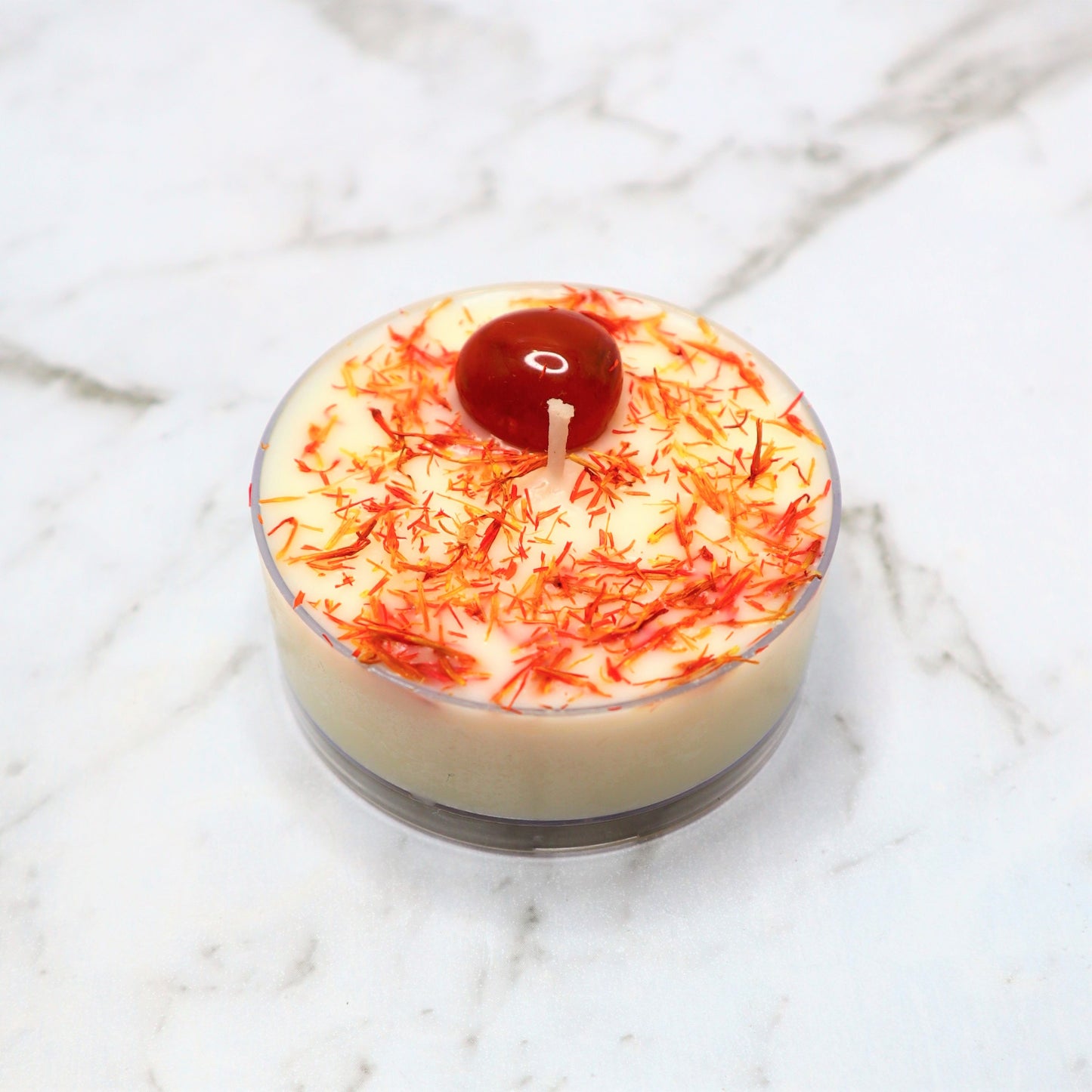 'Creative + Inspired' Maxi Tealight | Carnelian