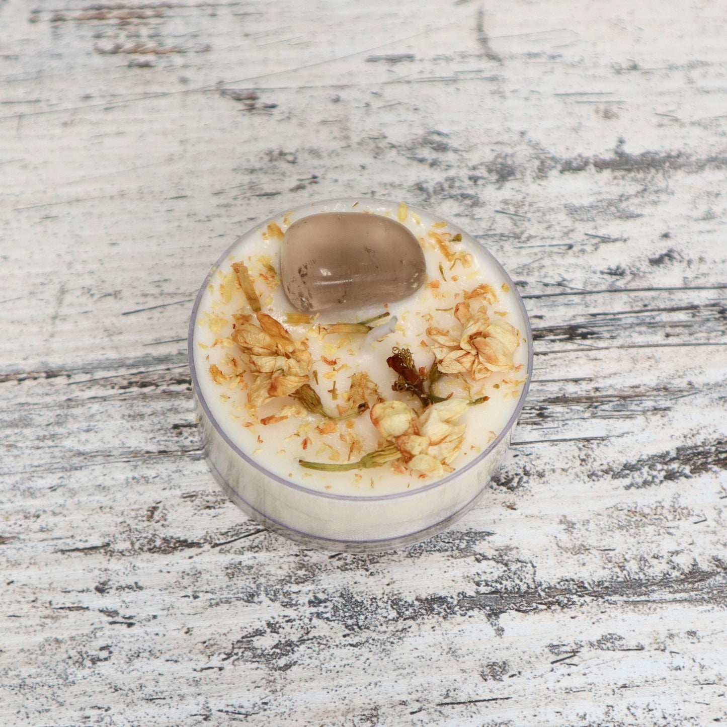 'Grounded Warrior' Maxi Tealight | Smokey Quartz