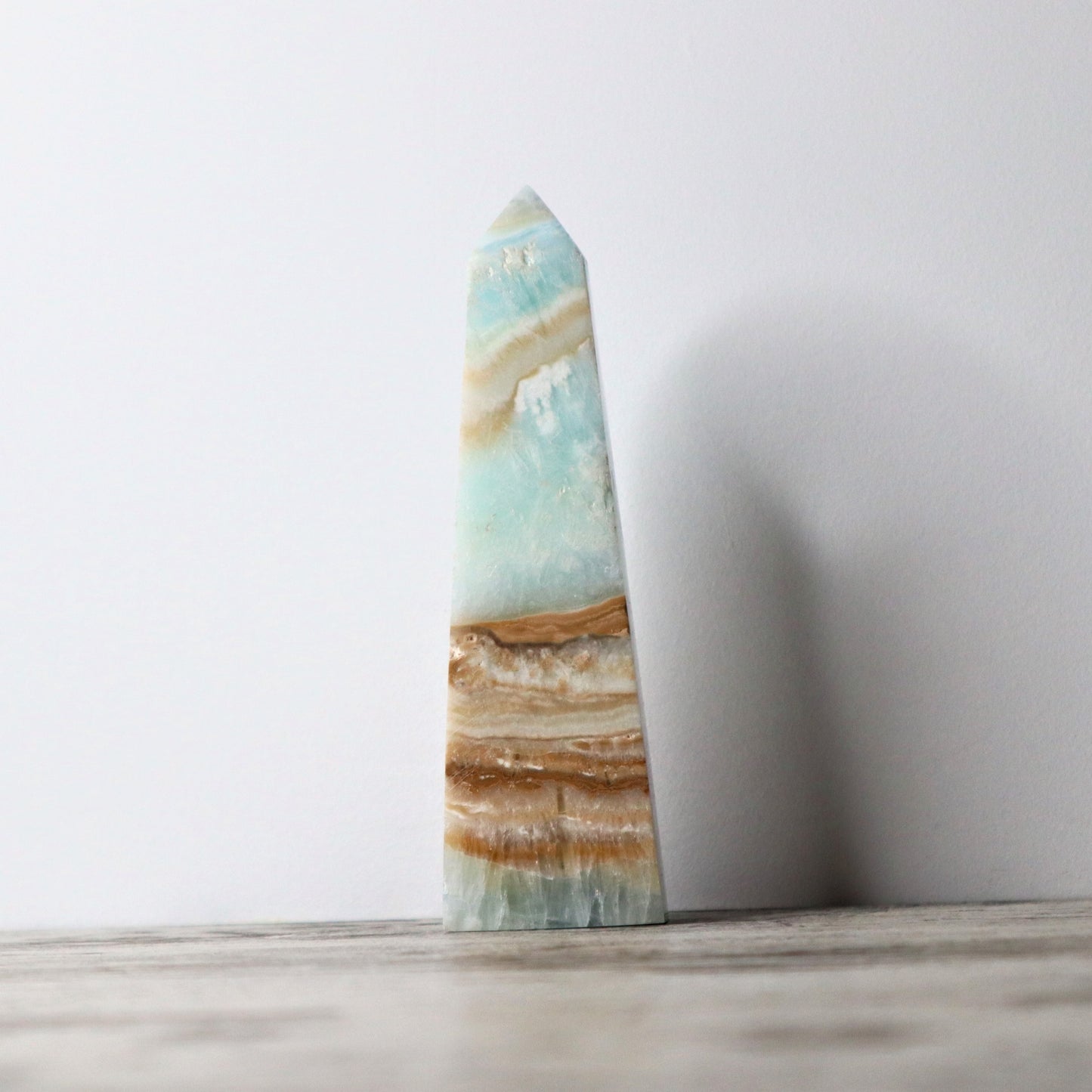 Caribbean Calcite Tower | Ocean Calm + Intuitive Flow