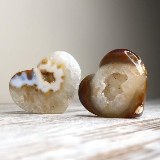 Druzy Agate Heart (237g)