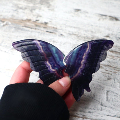Fluorite Butterfly on Stand | Focus, Clarity & Intuition