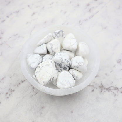 White Howlite Tumble Stone