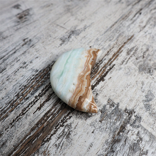 Caribbean Calcite Moon | Coastal Calm + Dreamy Energy