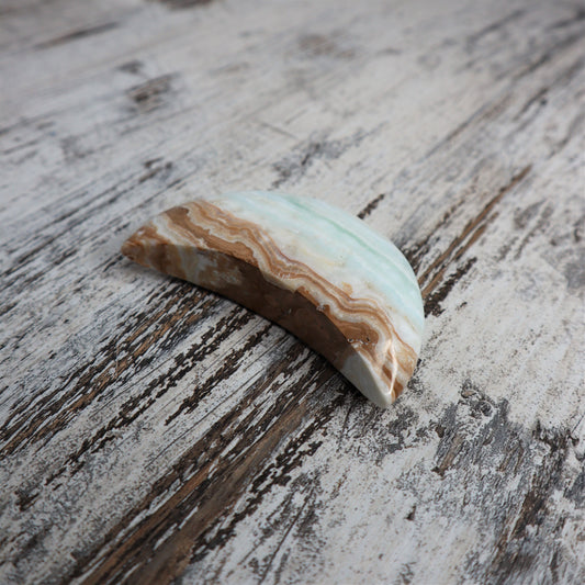 Caribbean Calcite Moon | Coastal Calm + Dreamy Energy
