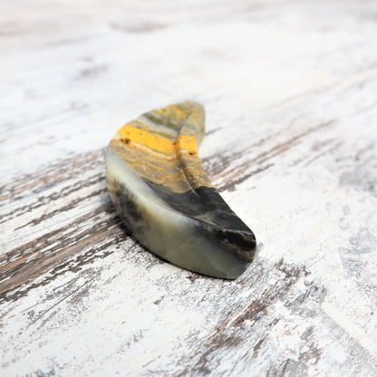 Bumblebee Jasper Moon Bowl | Confidence & Joyful Energy