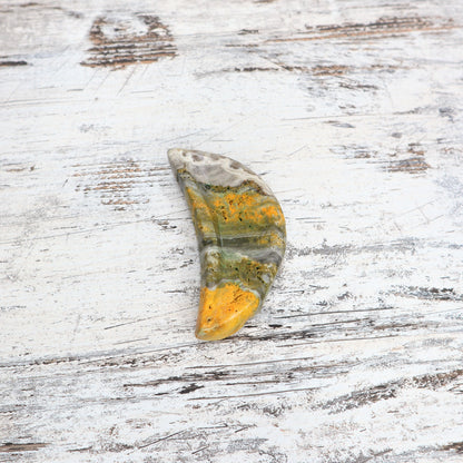 Bumblebee Jasper Moon Bowl | Soul Spark + Energy Shift