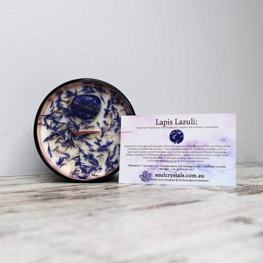 'Wild + Free' Soy Candle | Lapis Lazuli