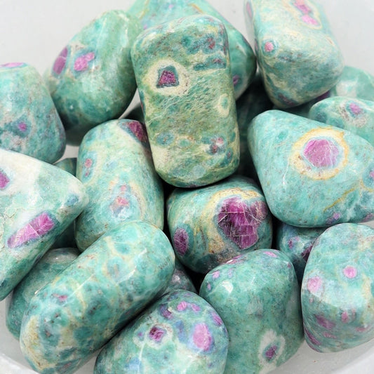 Ruby Fuchsite Tumble Stone